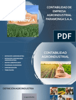 Contabilidad de Empresa Agroindustrial Paramonga S.A.A