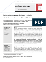 Lesion Pulmonar Aguda Asociada A Transfusion