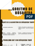 Algoritmo de Búsqueda Tabú