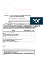 Lesson 1: Reading and Writing Skills Answer Sheet Quarter 3 Episode 6