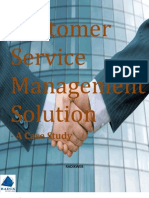 Customer Service Management Solution - Case Study