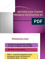 3. Metode Dan Teknik Promosi Kesehatan Rs