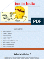 Inflation in India: Presented by Saswat Mohanty