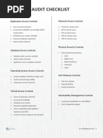 IC RIV IT Checklist