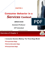Consumer Behavior in A: Ervices