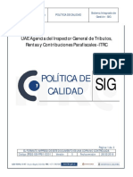 Politica de Calidad