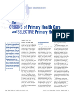 Origins of PHC and SPHC