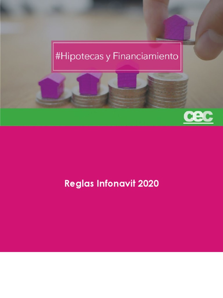 Reglas Infonavit 2020 | PDF | Demanda de dinero | Préstamos
