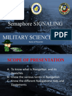 Semaphore SIGNALING: Name of Presenter