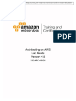 Architecting On AWS 4.5-Lab Guide
