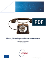 Alerts, Warnings and Announcements: Best Practices Guide