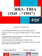 Guerra - Fria - Resuminho (1945 - "1991")
