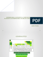 DETERMINAREA CANTITATIVĂ A COMPONENȚILOR MINERALI PLASMATICI ȘI Andron Teodora