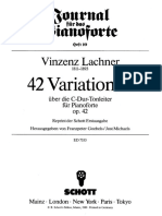 Lachner, Vinzenz - 42 Variations on the C Major Scale Op42