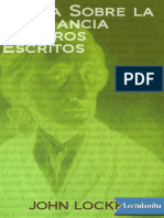 John Locke - Carta Sobre La Tolerancia y Otros Escritos