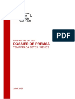 Dossier Premsa Temp21-22 Tasantcugat