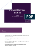 Cultural Heritage - Solutions PPT 