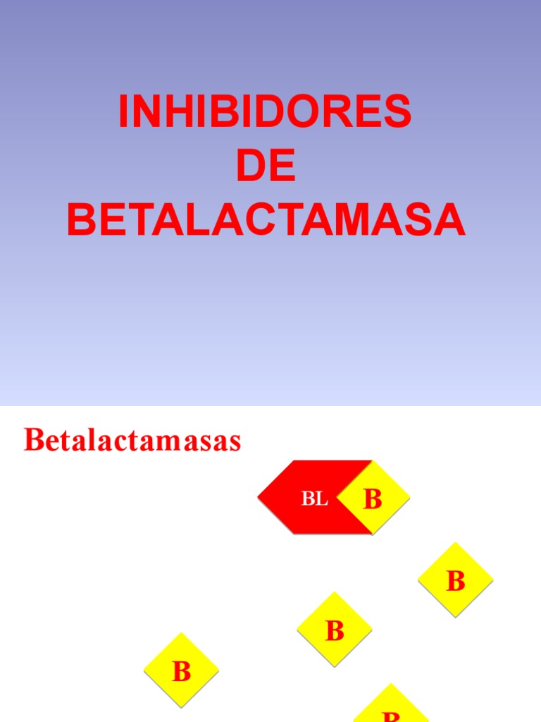 Inhibidores de Betalactamasa PDF Beta lactamasa Antibióticos