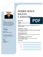 Perfil Pedro Bazan Camacho Técnico Mantenimiento Maquinaria