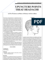 Some Acupuncture Points Which Treat Headache: by Peter Deadman and Mazin Al-Khafaji With Kevin Baker