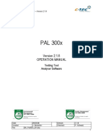 PAL 300x: Operation Manual