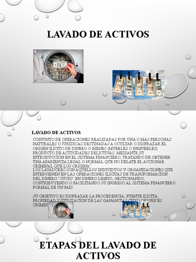 Etapas del Lavado de Activos | PDF | Lavado de dinero | Business