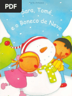 sara. tomé e o boneco neve