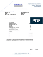 Certificado Fenolftaleina