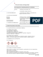 Ficha de Datos de Seguridad Petróleo Industrial N°6