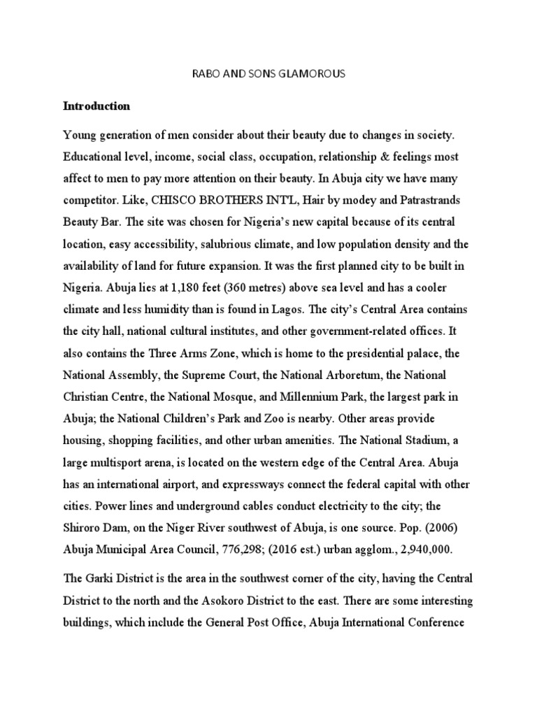 RABO EED-ASS Report-of-Beauty-Salon | PDF | Swot Analysis | Business