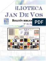 Boletín-Biblioteca Jan de Vos-Febrero 2016