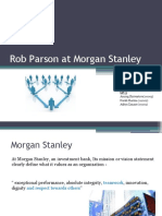 Rob Parson at Morgan Stanley: Presentation by