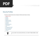 Security Profiles - Inspection Modes