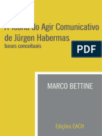 A Teoria Do Agir Comunicativo de Jürgen Habermas - Bases Conceituais