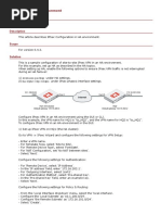 IPSec VPN in HA Environment