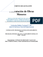 Instalación de agua potable y saneamiento en Trigal