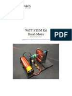 Witt Stem Kit Brush Motor: Build Instructions