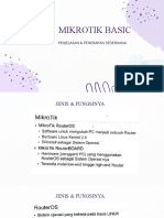 Mikrotik Basic: Penjelasan & Penerapan Sederhana