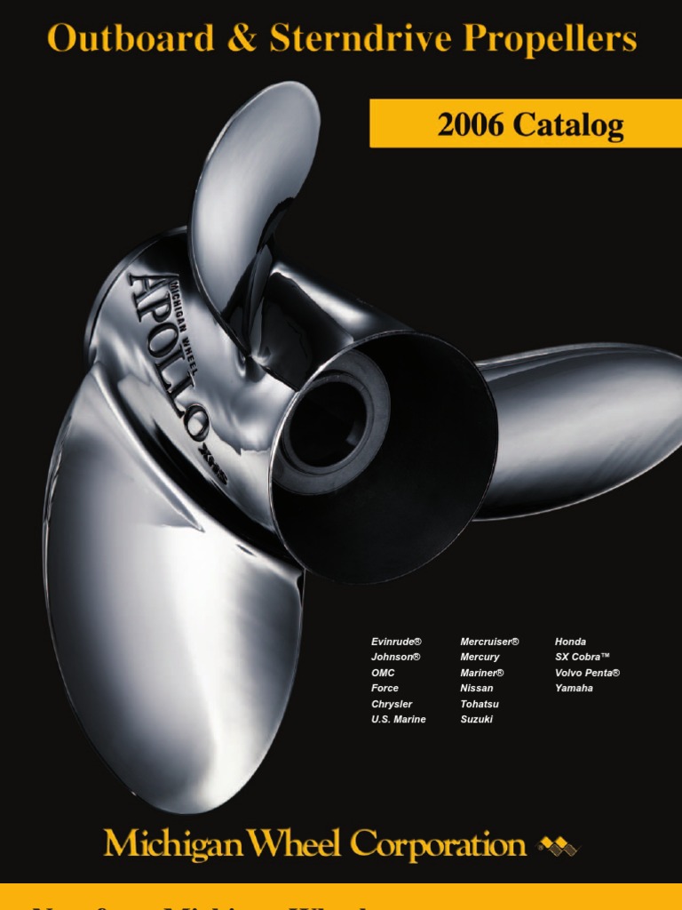 2 Blade Yacht Propeller 14D X 11P RH Shaft Drive