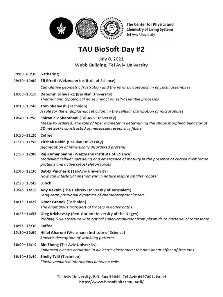 BioSoft Day 2: Efi Efrati's Talk | PDF