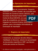 Esquema Importação