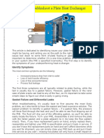 How To Troubleshoot A Plate Heat Exchangers