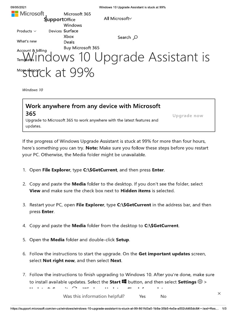 Top 7 Ways To Fix Windows 10 Upgrade Assistant Stuck At 99% – KGVQD