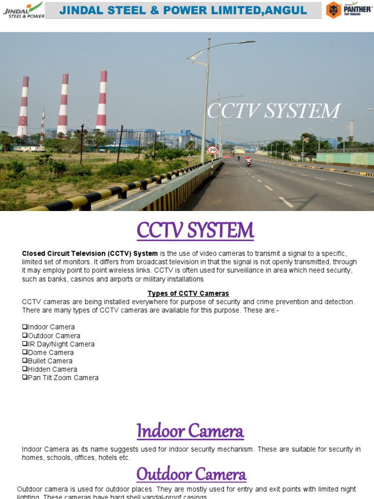 CCTV PRESENTATION Updated | PDF | Closed Circuit Television | Computing