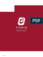PF2200-SB: Product Manual
