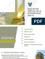 Educación Virtual de La Ie Pedro Ruiz Gallo