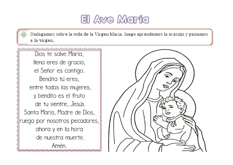 R. - El Ave María | PDF | Religión y espiritualidad