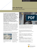 Reliable Effluent Discharge: Using ITT Flygt Abrasion Resistant Slurry Pumps