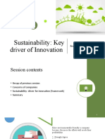 Sustainability: Key Driver of Innovation: Prof. Muneza Kagzi