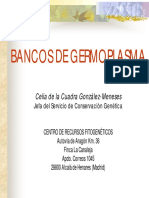 Tipos de Bancos de Germoplasma